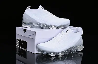 Nike Air VaporMax Flyknit 3 Men's White Air Cushion Shoes Shipping Free • $153.99