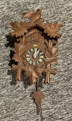 Vintage 1950’s Schatz Cuckoo Clock 8 Days  Made In Germany • $129.99