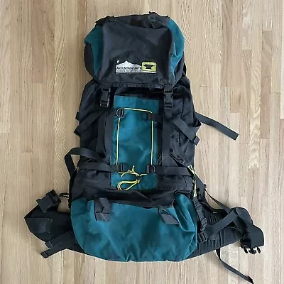 Vtg Mountainsmith Backpacking Pack Black Teal Heritage Internal Frame • $79