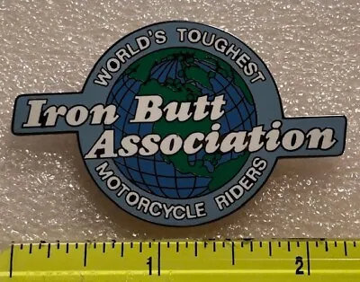 Iron Butt Association IBA World's Toughest Motorcycle Riders Pin NEW • $24.94
