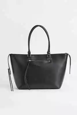 H&M Shopper Vegan Oversize Black Handbag NEW RRP £34.99 • £29.99