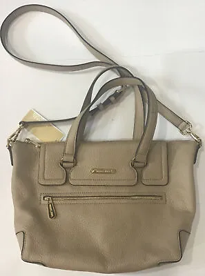 Michael MICHAEL KORS Mackenzie Bisque Satchel With Crossbody Strap MSRP $368 NWT • £96.43