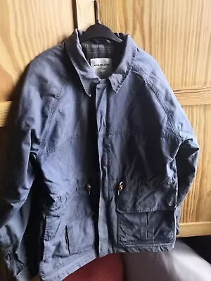 £175 • Buy Norse Projects Skilliam Oilskin Cotton Jacket Large Vintage Nunk Millerain