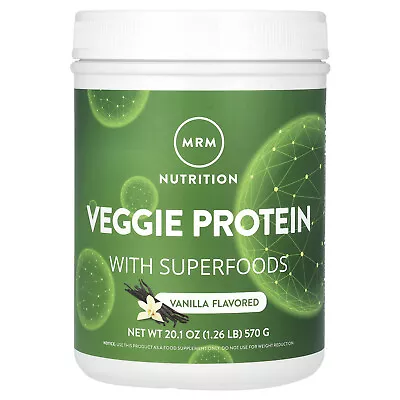 Veggie Protein With Superfoods Vanilla 1.26 Lb (570 G) • $23.43