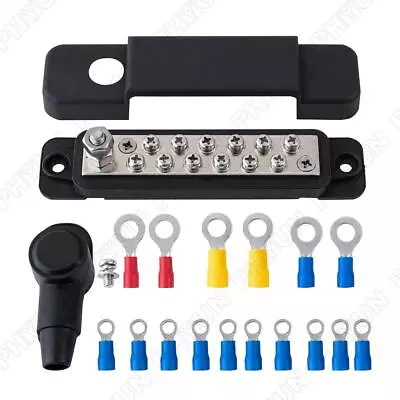 New 12-way Car Boat Bus Bar Power Distribution Electric Terminal Block 12V 150A • $26.89