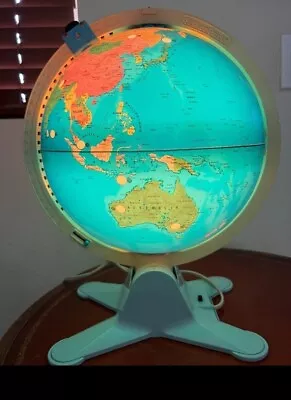 1988 Vintage Fisher Price Light Up Discovery Globe Educational Toy W/ Viewfinder • $29