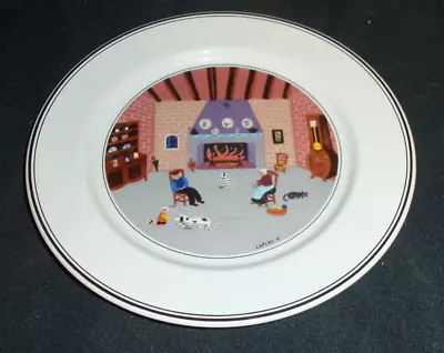 VILLEROY & BOCH Design Naif  By The Fireside Design 8  Salad Plate • $4.99