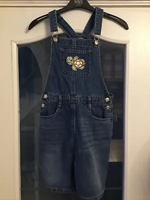 £1.99 • Buy Girls Demin Dungarees From M&Co, Size 13 Years.