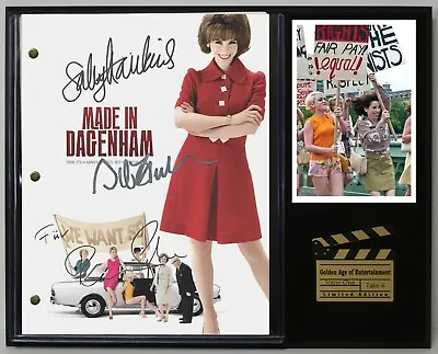 Made In Dagenham Reproduction Signed Movie Script Wood Plaque Display  • $94.95