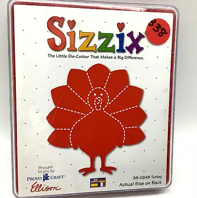 #338 Sizzix Turkey Die 38-0248 Provo Craft Ellison • $5