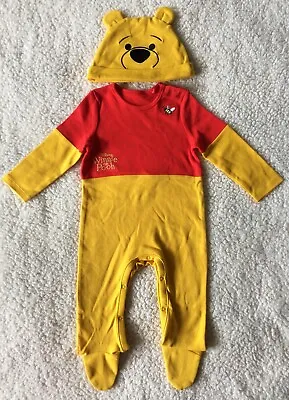 Disney Winnie The Pooh Babygrow Fancy Dress/All In One Costume ~ Baby Boys/Girls • £15.99