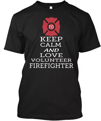 Volunteer Firefighter T-Shirt Made In The USA Size S To 5XL • $22.87