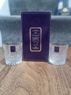 Edinburgh Crystal Whisky Glasses- Boxed • £40