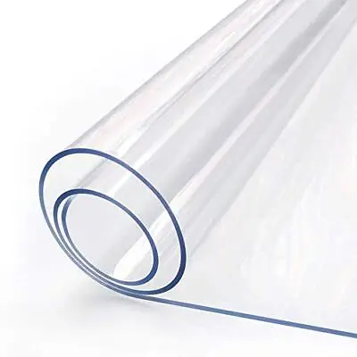 Clear Plastic Dining Table Protector Tablecloth Desk Pad Mat For 8 Foot Table Wo • $107.49