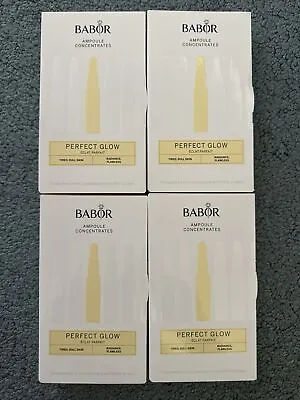 Lot Of 4 - BABOR Ampoule Concentrates Perfect Glow 7 Ampoules Each Box NEW • $50