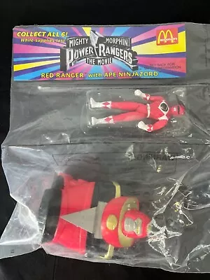 Vintage McDonald's 1994 Power Rangers Movie Figures W/Ninjazord FULL SET OF 6! * • $30