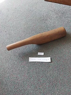 Vintage Wooden Lead Working Tool Garage Equipment Hammer Mallet Club • £4.99