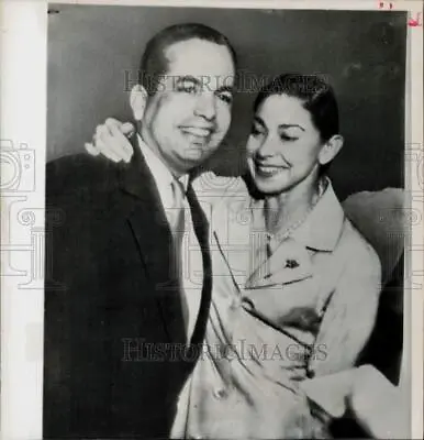 1959 Press Photo Margot Fonteyn And Husband Roberto Arias In Rio De Janeiro • $19.99