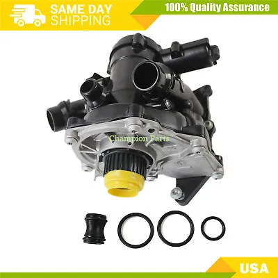 Electronic Water Pump Thermostat Housing Assembly For  For VW Golf Passat Tiguan • $120.53