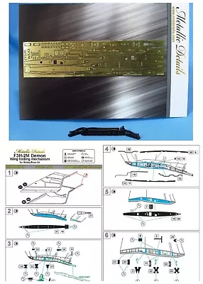 1/48 Metallic Details MDR4897 F3H-2M Demon - Wing-folding Mechanism • $21