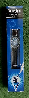 Disneyland Fantasia Mickey Sorcerer Black Silver Tone Watch 14501 New In Box • $23.95