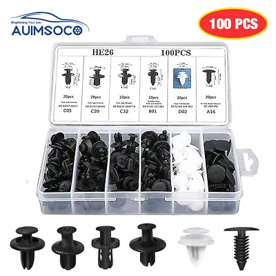 100x For Chrysler Bumper Fender Liner Push Type Retainer Clips Fixing Fastener • $11.09