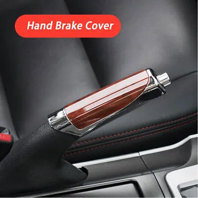 Red Carbon Fiber Style Car Parts Hand Brake Cover Protector Interior Accessories • $8.68