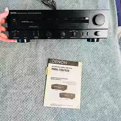 Vintage Denon Pma-720/520 Integrated Stereo Amplifier Precision Audio Working • $150