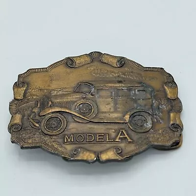 Bergamot Brass Works Model A Ford Belt Buckle V-37 Vintage Used • $20.99