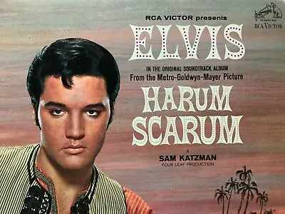 Elvis Presley HARUM SCARUM OMP Soundtrack 1965 Vinyl LP Mono RCA+bonus CD TESTED • $34.88