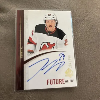 2020-21 UD SP Authentic Ty Smith Retro Future Watch Auto 204/399 Rookie • $10