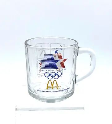 1984 Los Angeles Summer Olympic Games McDonalds Glass Cup Mug LA USA Vintage  • $5