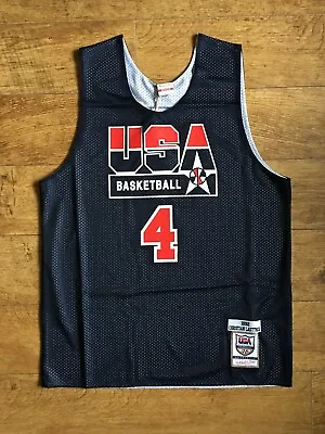 £59.92 • Buy Mitchell & Ness Christian Laettner Authentic Reversible Practice Jersey Team USA