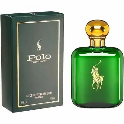 $50.73 • Buy POLO By Ralph Lauren 4.0 Oz 4 Cologne EDT Men GREEN New In Box