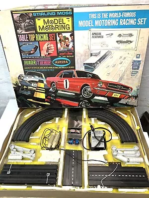 ✨vtg 1969 Aurora Model Motoring Thunderjet 500 Slot Car Toy W/ Box & 2 Cars✨ • $19.99