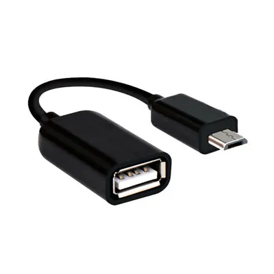 USB 2.0 Female To Micro USB Male Adapter Cable With OTG For Samsung • £1.99