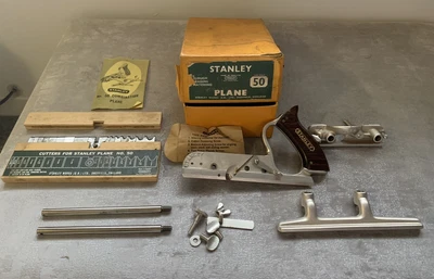 £50 • Buy Vintage Stanley No 50 Combination Plane In Original Box.
