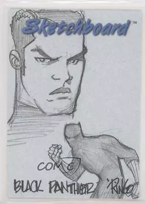 1998 SkyBox Marvel Creators Collection Blue Black Panther #10 Sketch B7b • $5.94
