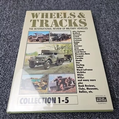 Wheels & Tracks Collections 1-5 Military Vehicle Review Book 1988 Rare • $39.95