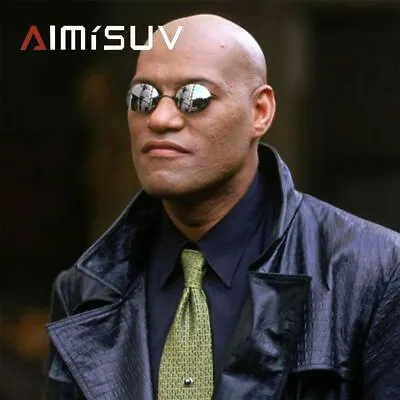 Matrix Morpheus Style Sunglasses Men Classic Round Rimless Design UV400 Glasses • $9.17