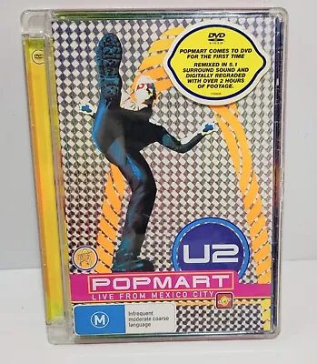 U2  Popmart: Live From Mexico City By U2 (DVD 2007) Surround Sound Booklet Good • $12