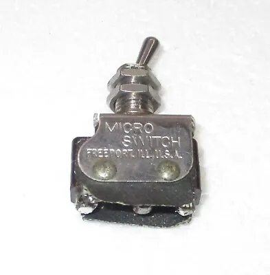 One Vintage Micro Switch No. 6AT2 3 Pole Toggle Switch • $3.99