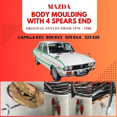 Chrome Body Moulding Kit Suit Mazda Rx2 Capella Rx3 808 Rx4 929 323 626 • $65