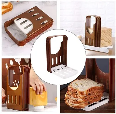£7.99 • Buy Kitchen Loaf Toast Bread Slicer Plastic Loaf Cutter Cutting Guide Slicing  & UK
