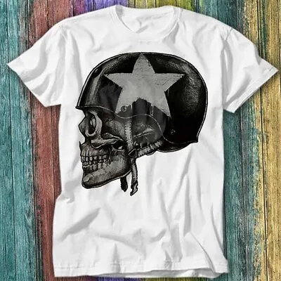 Skull Start Helmet Biker Harley Ride Or Die T Shirt Top Tee 506 • £6.70