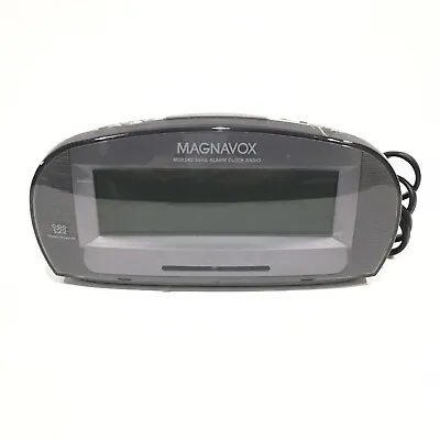 Magnavox Big Display Clock Radio AM/FM Dual Alarm Model MCR140/17 • $8.78