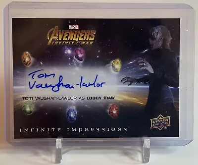 $24.95 • Buy Tom Vaughan-lawlor 2018 Ud Infinite Impressions Avengers Autograph Card Ii-em