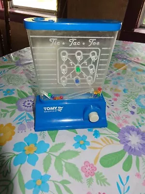 Vintage 1976 Tomy Waterful Tic-Tac-Toe Toy 1970s Water Game Blue Used Condition • $6.99