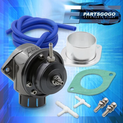 $23.99 • Buy For Toyota 40mm Turbocharger Boost Blow Off Valve Bov Black + Flange Kit