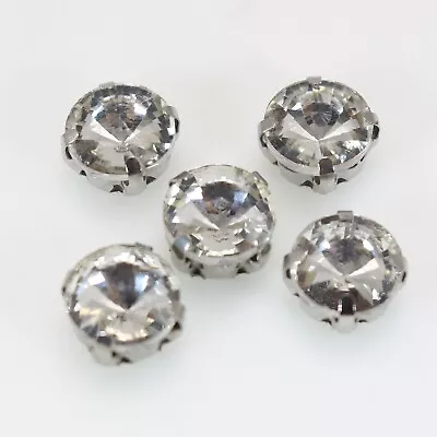 Craft Clear Crystal Round Rivoli Sewing Rhinestones Gems Rose Montees Beads  • $2.73